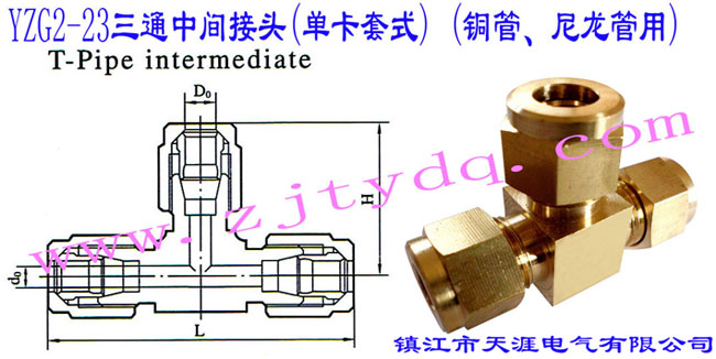 YZG2-23ͨg^(οʽ) (~)T-pipe Intermediate Connector