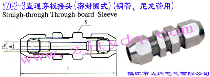 YZG2-3ֱͨ^(ܷȦʽ)(~)Straight-through Through-board Sleeve